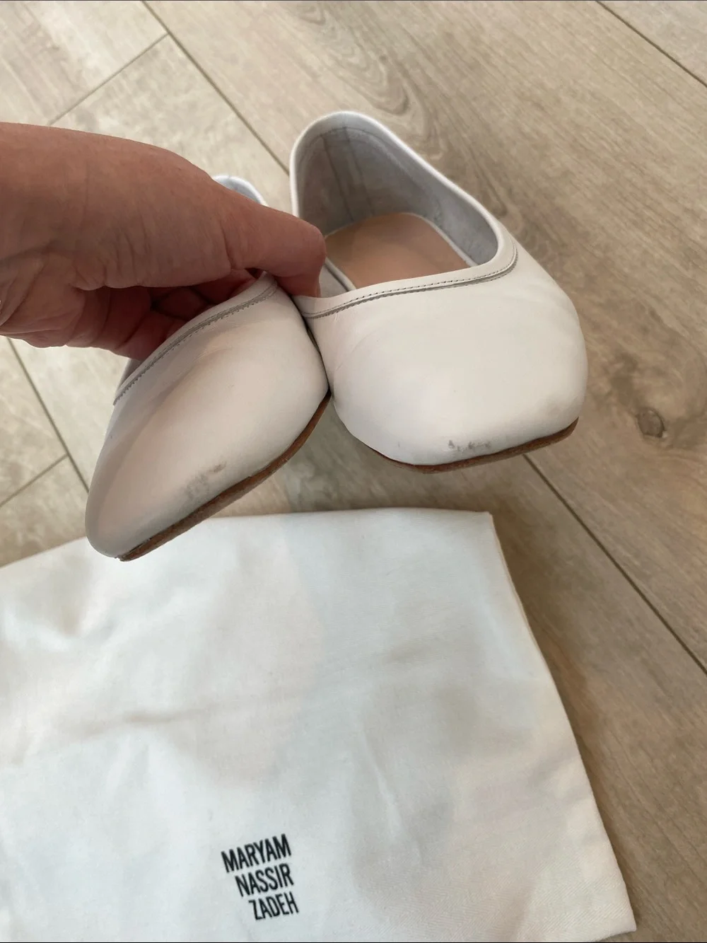 Maryam Nassir Zadeh MNZ Serafina white 37.5